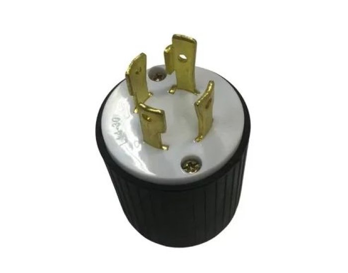 TOMADA MACHO 4 PINOS 30AMP (110/220V)