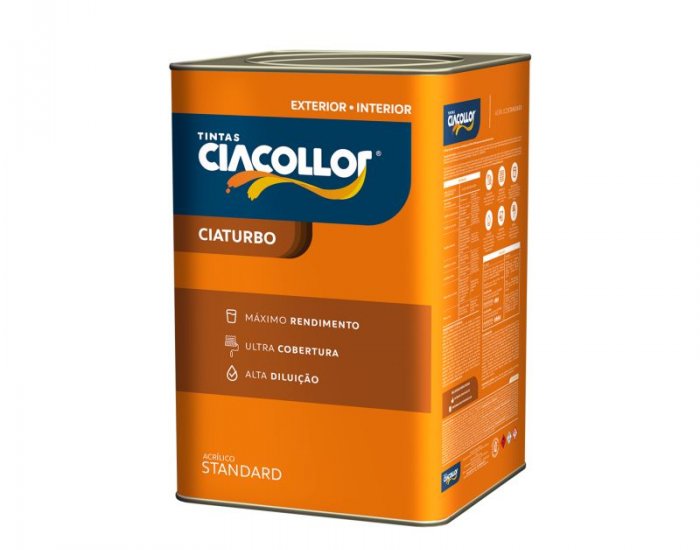 TINTA ACRÍLICA CIATURBO STANDARD FOSCO - CIACOLLOR