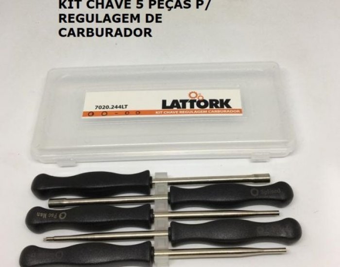 KIT CHAVE 5 PEÇAS P/ REGULAGEM DE CARBURADOR 